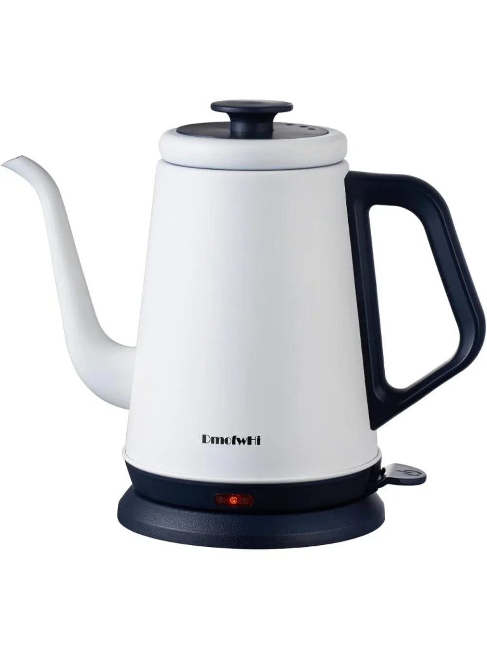 1.0L White Gooseneck Electric Kitchen Kettles Stainless Steel BPA Free Pour Over